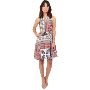 Donna Morgan - Scarf print dress - size 8